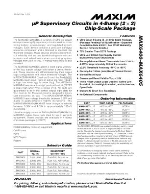 MAX6400-MAX6405 datasheet cover page