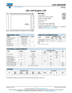 LCD32H24B datasheet cover page
