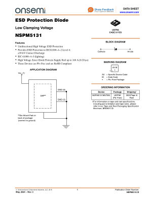 NSPM5131 datasheet cover page