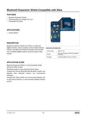 MXS1117-02 datasheet cover page