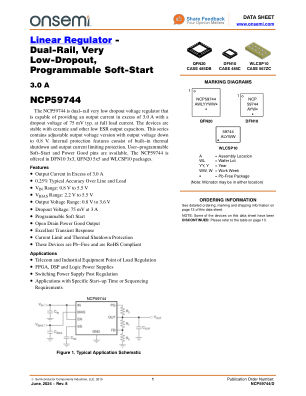 NCP59744 datasheet cover page