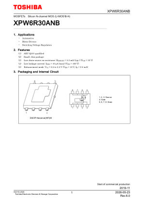 XPW6R30ANB 数据手册首页