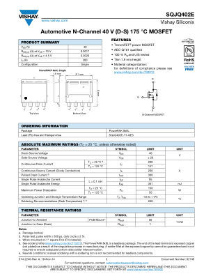 SQJQ402E 数据手册首页