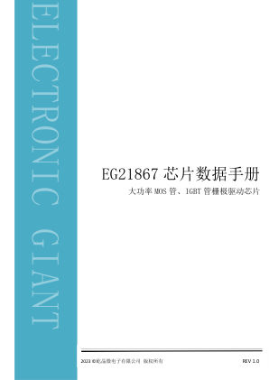 EG21867 数据手册首页