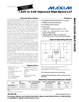 MAX13042E-MAX13045E datasheet cover page