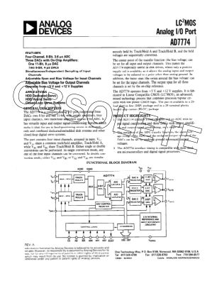 191775021AD7774 datasheet cover page