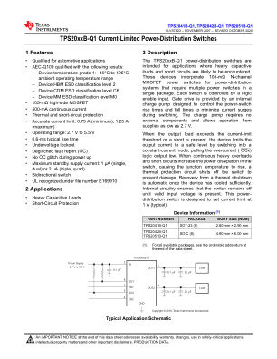 TPS2051B-Q1 datasheet cover page