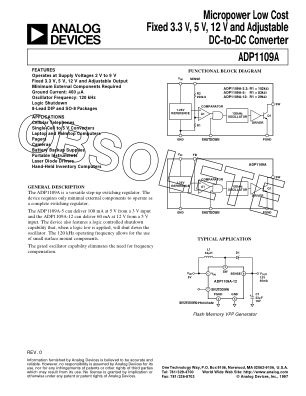 9624225ADP1109A datasheet cover page