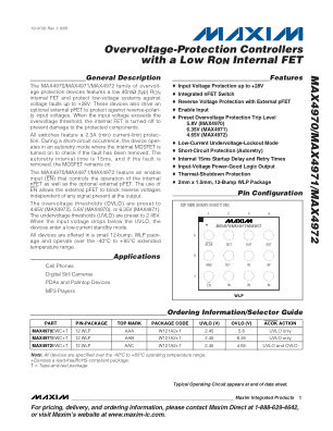 MAX4970-MAX4972 datasheet cover page