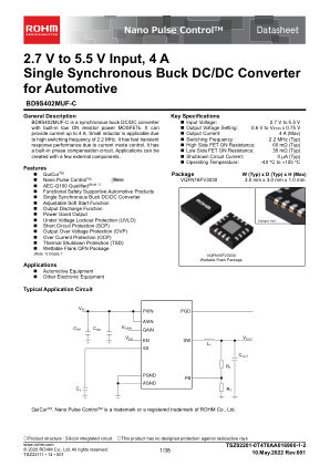 BD9S402MUF-C datasheet cover page