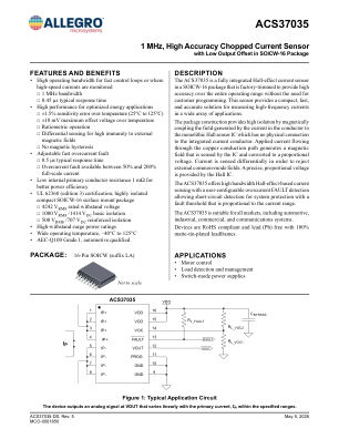 ACS37035 数据手册首页