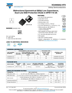 VCAN36A2-HT5 数据手册首页