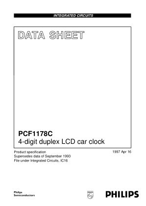 PCF1178C 数据手册首页
