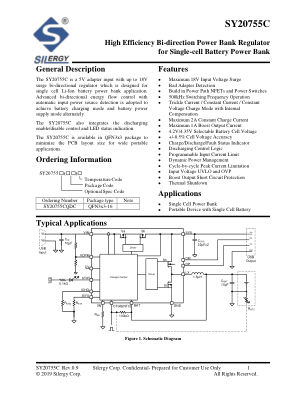 SY20755CQDC datasheet cover page