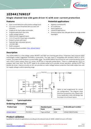 1ED44176N01F datasheet cover page