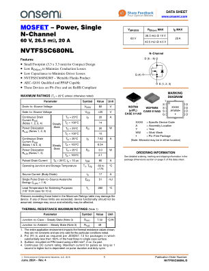NVTFS5C680NL 数据手册首页