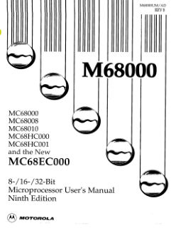 M68000UM 数据手册首页