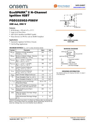 FGD3325G2-F085V 数据手册首页