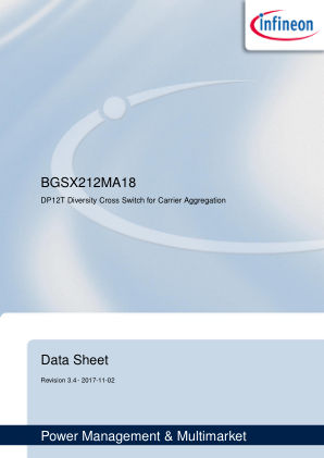 BGSX212MA18 datasheet cover page