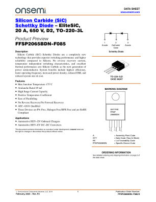 FFSP2065BDN-F085 datasheet cover page