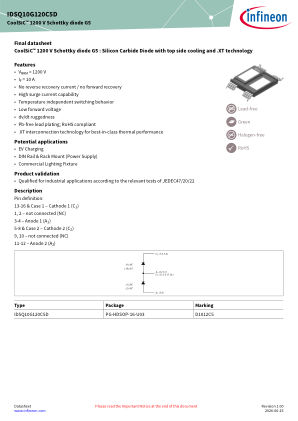 IDSQ10G120C5D datasheet cover page