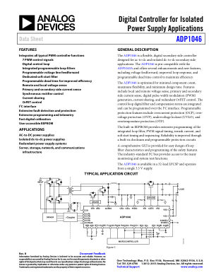ADP1046 数据手册首页