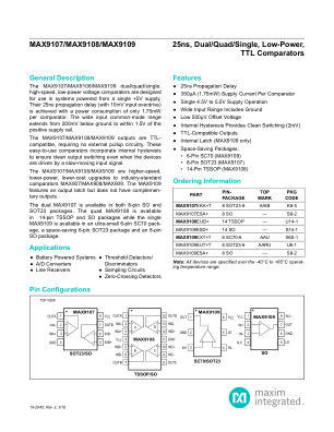 MAX9107-MAX9109 数据手册首页