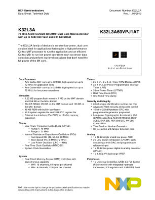 K32L3A 数据手册首页