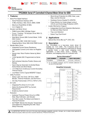 TPIC2060A datasheet cover page