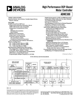 ADMC300 datasheet cover page