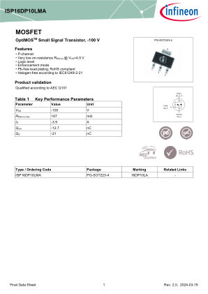 ISP16DP10LMA datasheet cover page