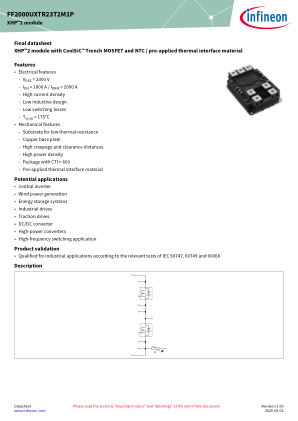 FF2000UXTR23T2M1P datasheet cover page