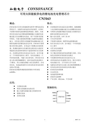 CN3163 datasheet cover page