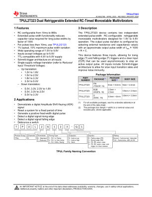 TPUL2T323 datasheet cover page