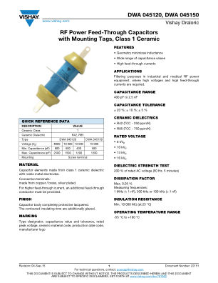 DWA0451 datasheet cover page