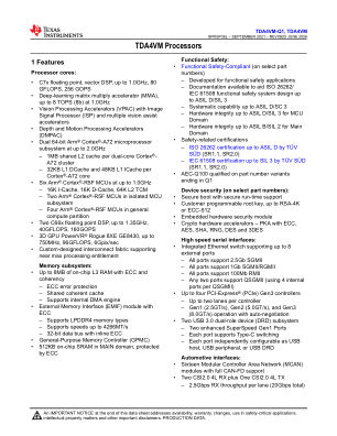 TDA4VM-Q1 数据手册首页