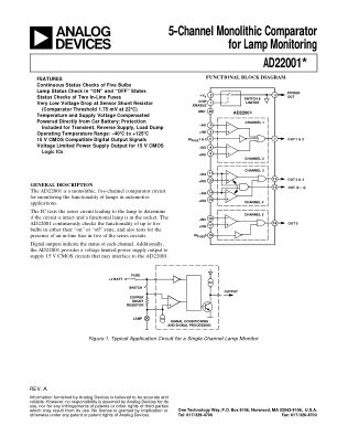 AD22001 数据手册首页