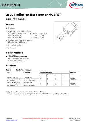 BUY25CS12K01 数据手册首页