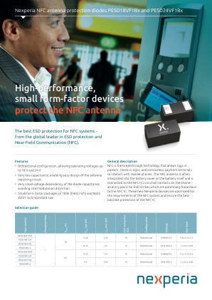 PESD2NFC-LYL datasheet cover page