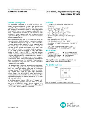 MAX6895-MAX6899 datasheet cover page