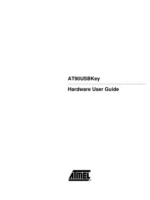 AT90USBKEY2 数据手册首页