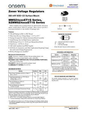 MMSZ4678ET1 数据手册首页