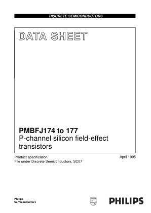 PMBFJ177 datasheet cover page