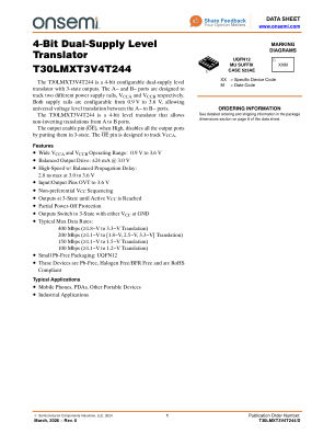 T30LMXT3V4T244 数据手册首页