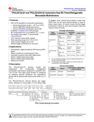 TPUL2G122A-Q1 数据手册首页