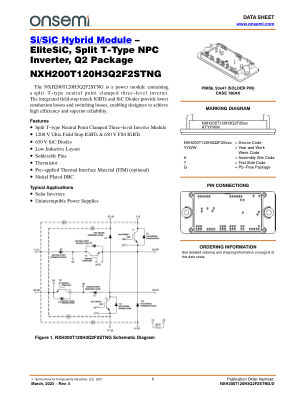 NXH200T120H3Q2F2STNG 数据手册首页