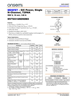 NVT2016N090M2 数据手册首页