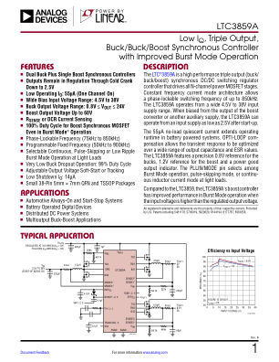 LTC3859A datasheet cover page