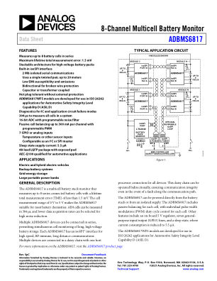 ADBMS6817 数据手册首页
