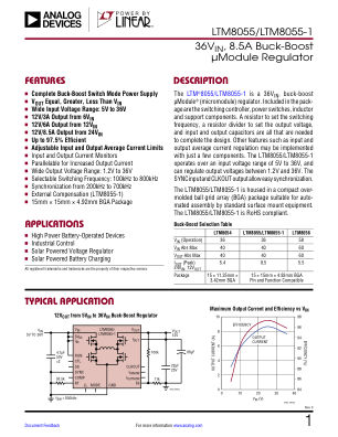 LTM8055-8055-1 datasheet cover page